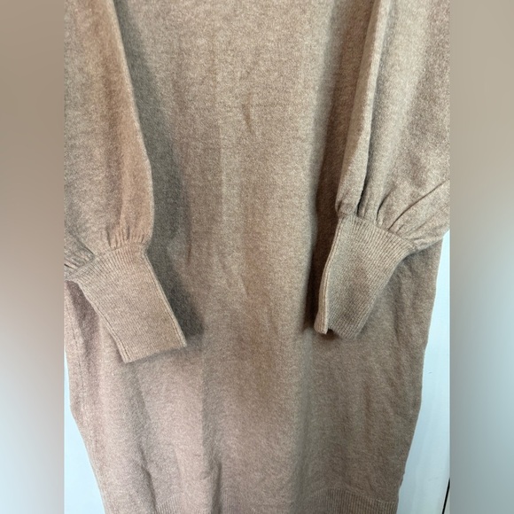 NWT J. Crew Women’s Heather Mushroom Tan Half-Zip Sweater Dress - Size XXL - Picture 2 of 9